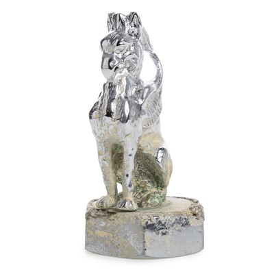 Lot 1665 - CHROME GARGOYLE CAR MASCOT