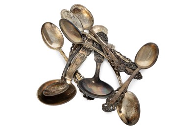 Lot 144 - GROUP OF SWEDISH SILVER SPOONS