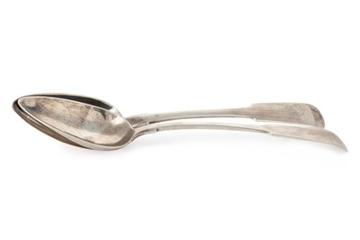 Lot 145 - PAIR OF SCOTTISH PROVINCIAL SILVER SPOONS