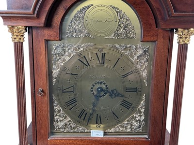 Lot 431 - REPRODUCTION MAHOGANY LONGCASE CLOCK