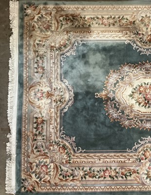 Lot 1707 - LARGE AUBUSSON STYLE RUG