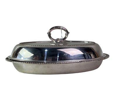 Lot 63 - TWO SILVER PLATED TUREENS