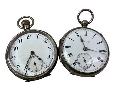 Lot 5 - GROUP OF SIX SILVER POCKET WATCHES