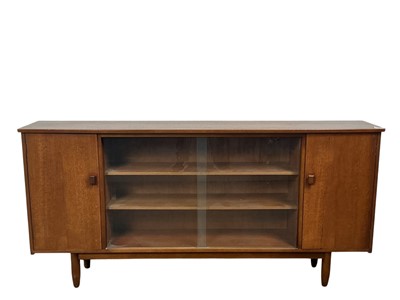 Lot 66 - TEAK GLAZED BOOKCASE