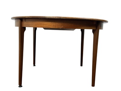 Lot 1718 - MCINTOSH TEAK DINING TABLE AND FOUR CHAIRS
