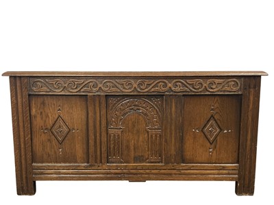 Lot 137 - OAK COFFER