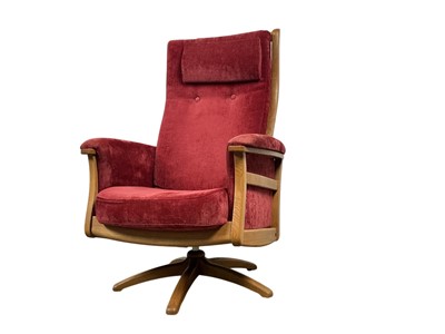 Lot 81 - ERCOL GINA SWIVEL CHAIR