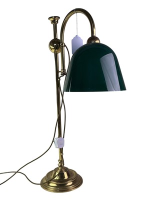Lot 42 - GILT METAL TABLE LAMP