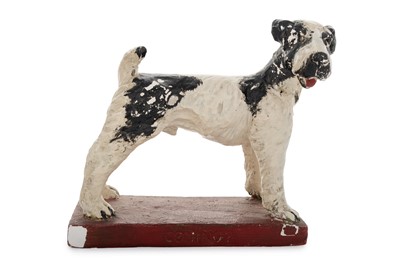 Lot 1726 - METAL DOG FIGURE