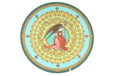 Lot 1728 - ROSENTHAL STUDIO-LINE FOR VERSACE, L'ANGE GABRIEL LIMITED EDITION PLATE