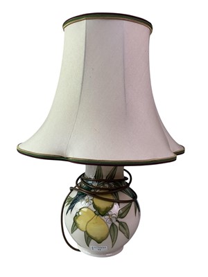 Lot 94 - MOORCROFT TABLE LAMP