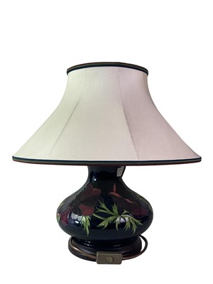 Lot 109 - MOORCROFT TABLE LAMP