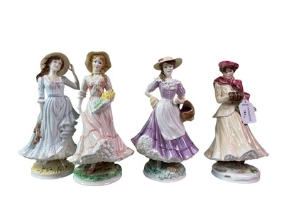 Lot 116 - COLLECTION OF COMPTON AND WOODHOUSE ROYAL WORCESTER FIGURES