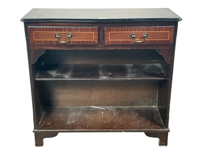 Lot 77 - REPRODUCTION MAHOGANY BOOKCASE
