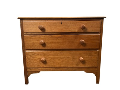 Lot 97 - OAK CHEST OF DRAWERS