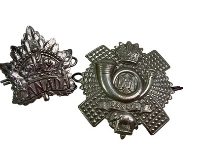 Lot 183 - GROUP OF MILITARY CAP BADGES
