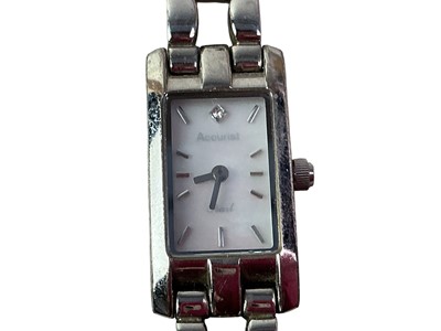 Lot 348 - LADY'S ACCURIST BRACELET WATCH