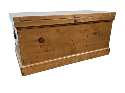 Lot 243 - PINE BLANKET CHEST