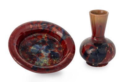 Lot 1748 - DUNMORE POTTERY MINIATURE GOURD SHAPED VASE