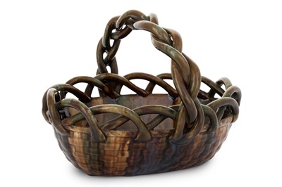Lot 1749 - DUNMORE POTTERY FLOWER BASKET