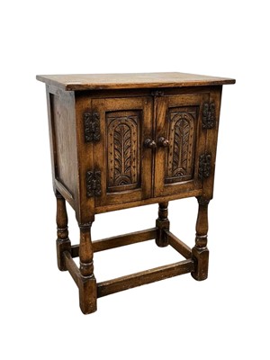 Lot 245 - OAK SIDE CABINET