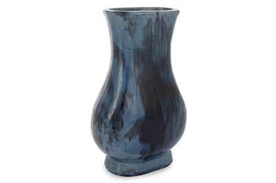 Lot 1755 - DUNMORE POTTERY FLATTENED BALUSTER VASE