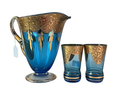 Lot 235 - ART GLASS PITCHER