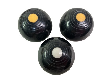 Lot 392 - SET OF BANDA CARPET BOWLS