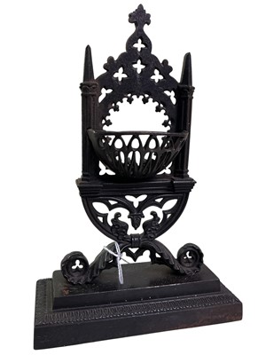 Lot 393 - VICTORIAN WATCH STAND
