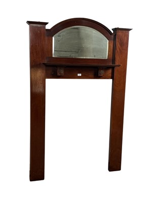 Lot 402 - MAHOGANY FIRE SURROUND