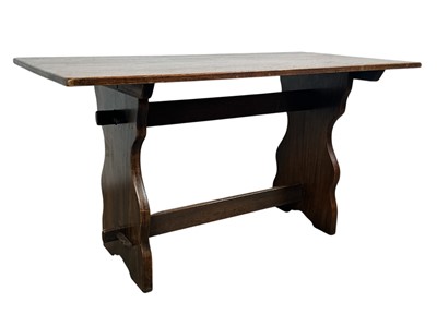 Lot 249 - OAK DINING TABLE