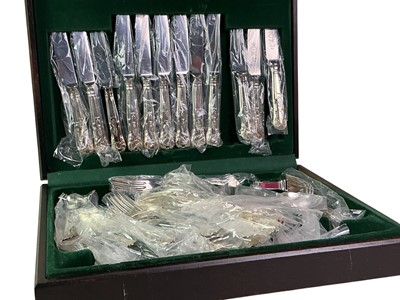 Lot 409 - SUITE OF SILVER PLATED CUTLERY