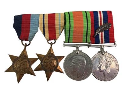 Lot 462 - GROUP OF FOUR WWII MEDALS
