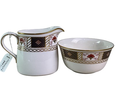 Lot 293 - ROYAL CROWN DERBY PART TEA SERVICE