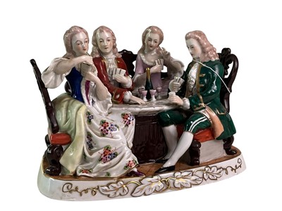 Lot 298 - CAPODIMONTE FIGURE GROUP