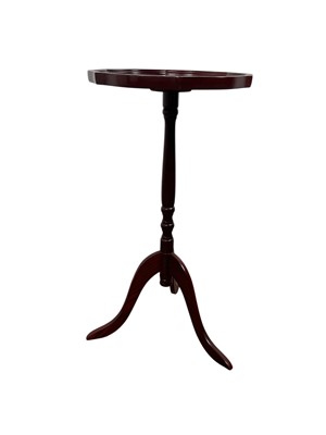 Lot 256 - MAHOGANY WINE TABLE