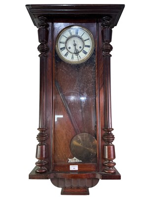 Lot 309 - VIENNA STYLE WALL CLOCK
