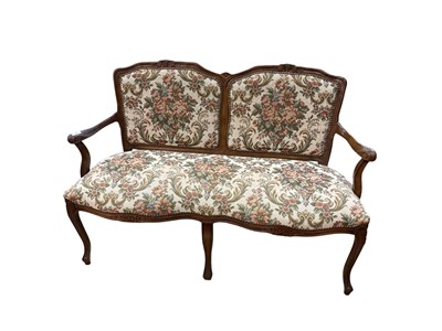 Lot 273 - FRENCH STYLE SETTEE