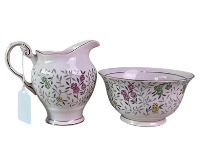 Lot 560 - TUSCAN CHINA TEA SERVICE
