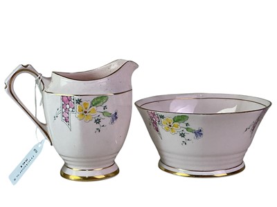 Lot 561 - TUSCAN CHINA TEA SERVICE