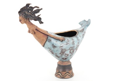 Lot 1783 - STONEWARE SCULPTURE