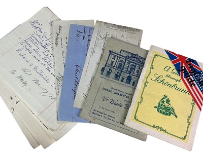 Lot 494 - COLLECTION OF PRINTED PUBLICATIONS AND EPHEMERA