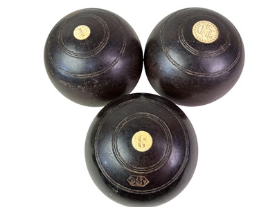 Lot 505 - TWO SETS OF LAWN BOWLS
