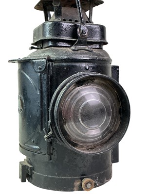 Lot 515 - THREE VINTAGE RAILWAY LANTERNS
