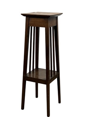 Lot 588 - ARTS AND CRAFTS OAK PLANT STAND